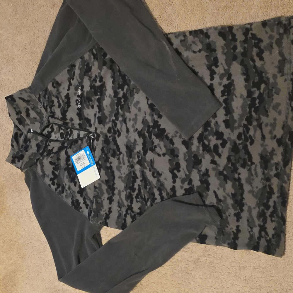 🖤❄️ Columbia Youth XL Quarter-Zip Fleece – NWT ❄️🖤